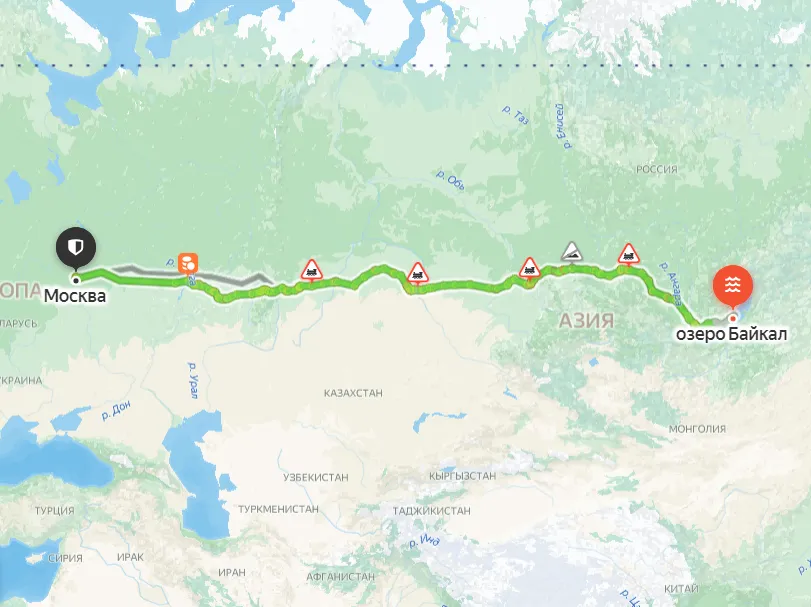 перевозки на Байкал