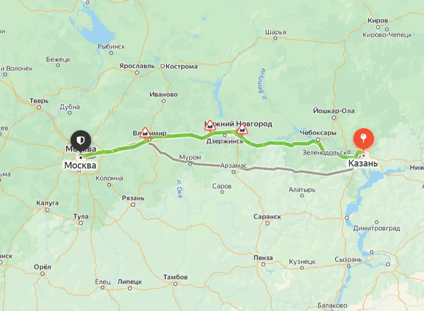 перевозки в Казань