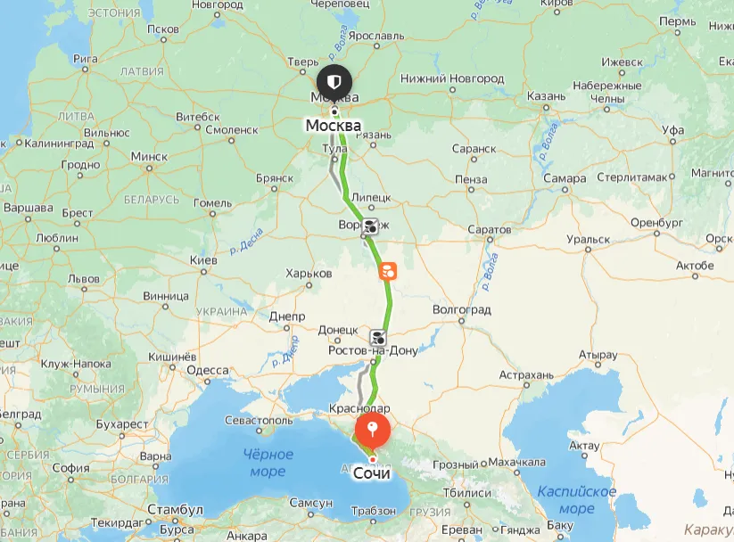 перевозки в Сочи
